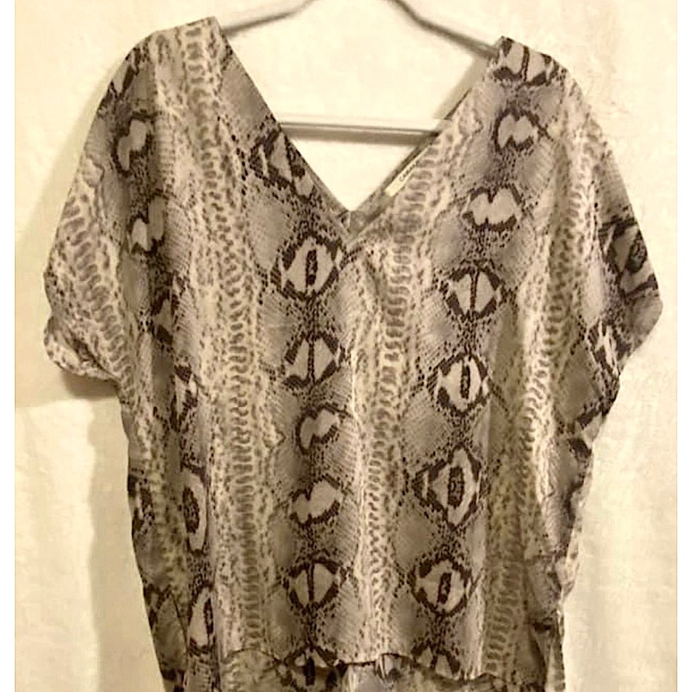 Snakeskin Top